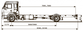 Шасси KAMAZ-5308-48 (A5)