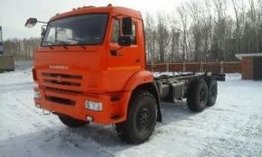 Шасси КАМАЗ  43118-3027-46 (цвет оранжевый)